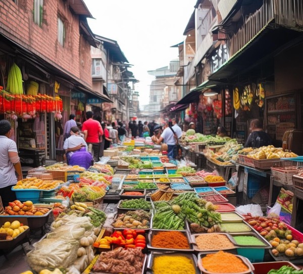 商贸区，商业市场的活力与挑战